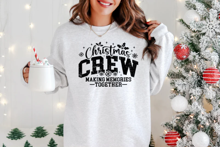 Christmas Crew Making Memories Together - Single Color Screen Print