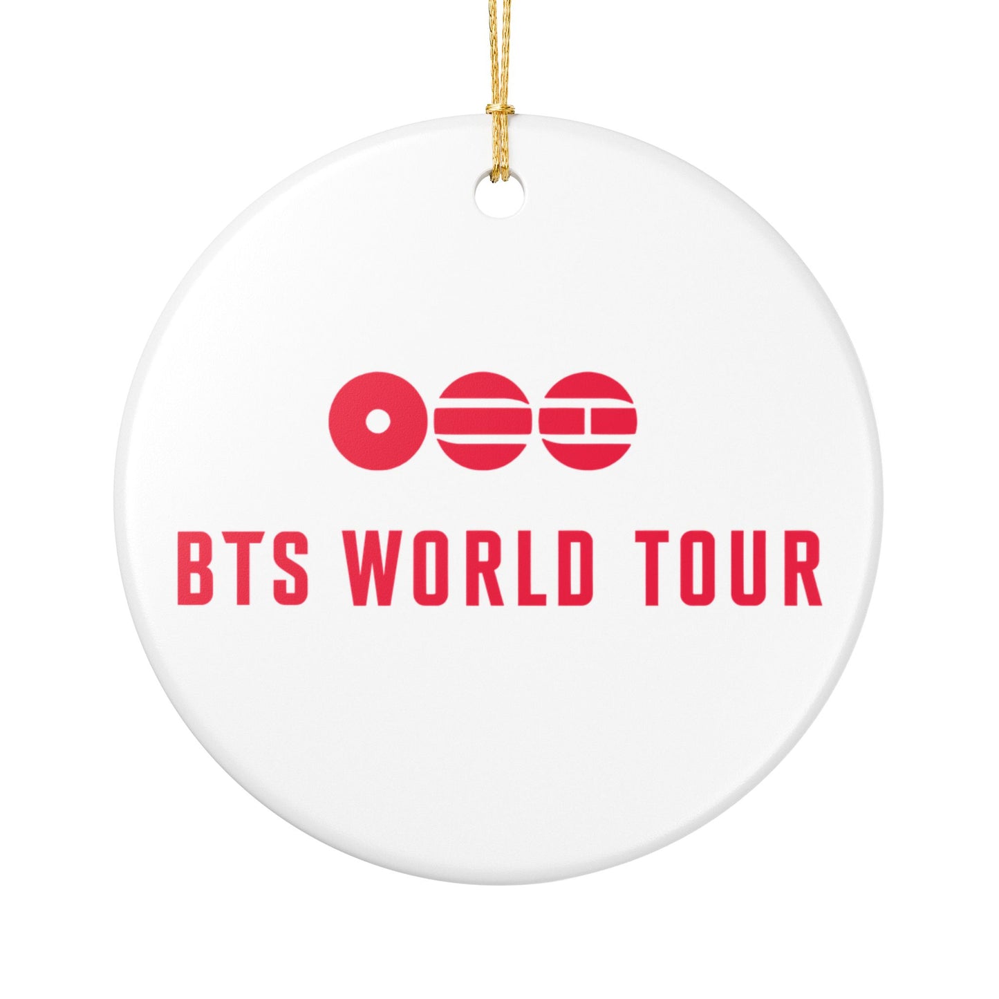 BTS Come Back Tour Ceramic Ornament — Collectible Holiday Decoration