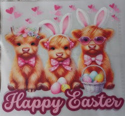 Happy Easter Highland Cows