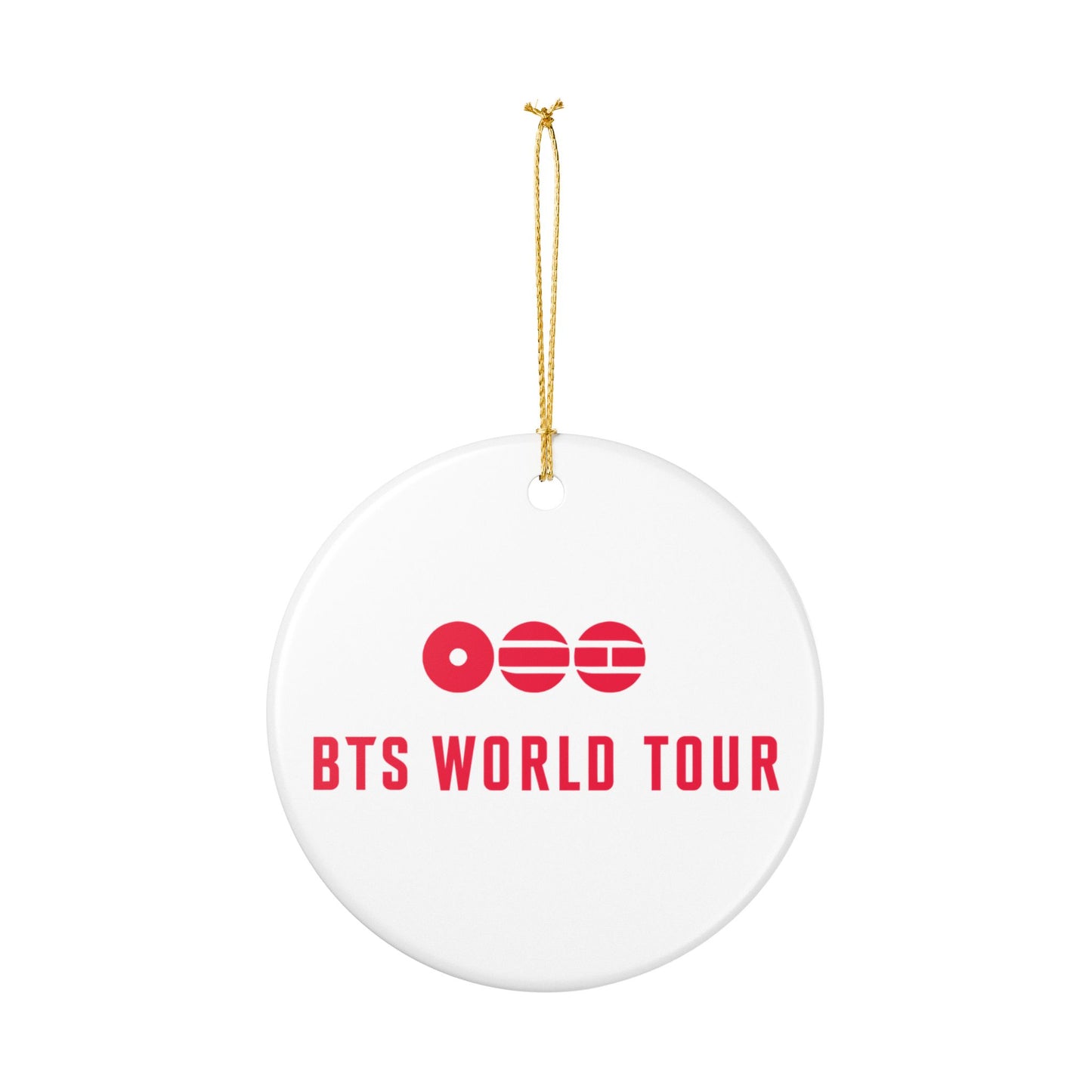 BTS Come Back Tour Ceramic Ornament — Collectible Holiday Decoration