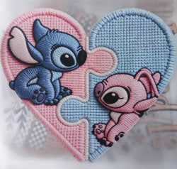 Stitch and Angel Yarnlike Heat Transfer
