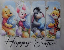 Winnie the Pooh and Friends Happy Easter Heat Transfer