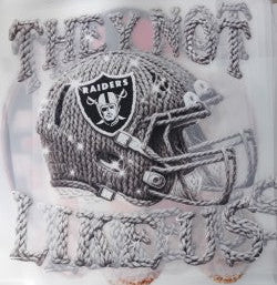 Raiders They Not Like Us Yarn like Heat Transfer
