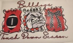 Bulldogs Touch Down Season Heat Transfer