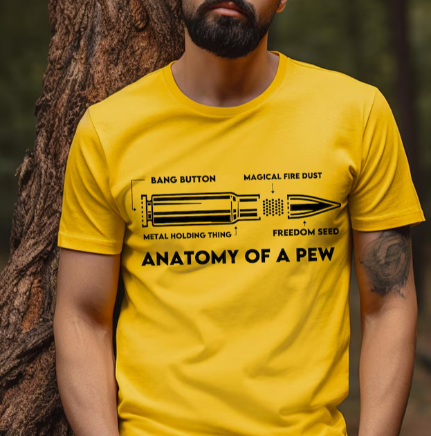 Anatomy of  Pew Screen Print Transfer
