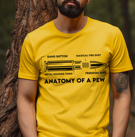 Anatomy of  Pew Screen Print Transfer