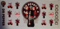 Dr Pepper UV DTF Transfer