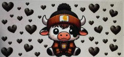 Highland Cow UV DTF Transfer