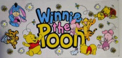 Winnie the Pooh UV DTF Transfer