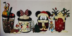 Mickey with Drinks UV DTF Transfer