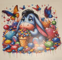 Eeyore with M&Ms Heat Transfer