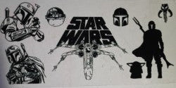 Star Wars UV DTF Transfer