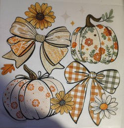 Fall Pumpkin & Bows HT