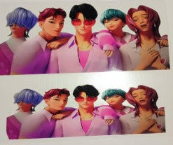 KPOP Demon Hunters Saja Boys 40oz UVDTF Wrap