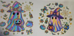 Holographic Ghost UV DTF Transfer