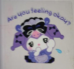 Sanrio "Are you feeling okay?" UV DTF Decal