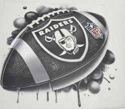 Raiders Football Heat Transfer