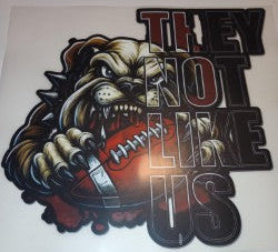 Georgia Bulldogs They Not Like Us Heat Transfer