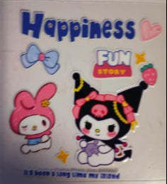 Sanrio Happiness UV DTF Decal