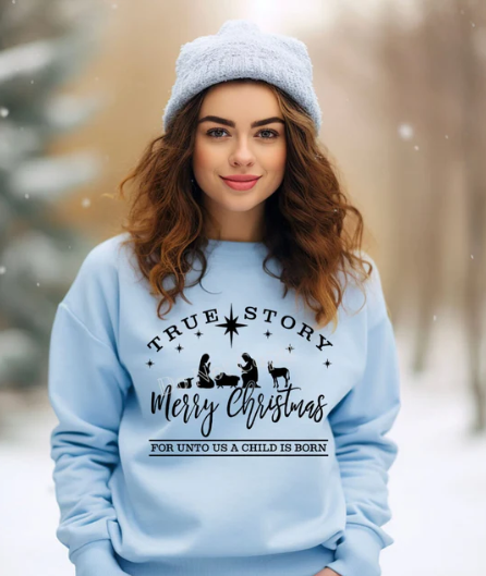 True Story Christmas RTS Screen Print Transfer