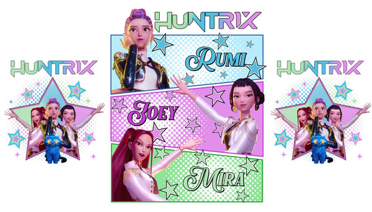 KPOP Demon Hunter Huntrix UV DTF Transfer