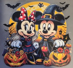 Disney Mickey and Minney Halloween HT