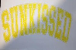 Sunkissed Screen Print Transfers