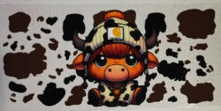 Highland Cow UV DTF Transfers