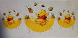 Winnie the Pooh in honey UV DTF Transfer