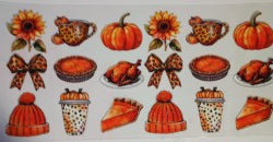Fall Items UV DTF Transfer