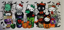HK Halloween Drinks UV DTF Transfer