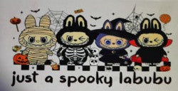 Just a Spooky Labubu UV DTF Transfer