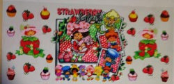 Strawberry Shortcake UV DTF Transfer