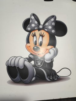 Minnie Mouse Raiders Heat Transfer