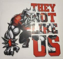 Georgia Bulldogs They Not Like Us Heat Transfer (2)