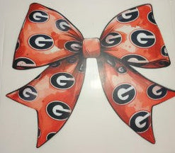 UGA Georgia Bulldogs Bow Heat Transfer