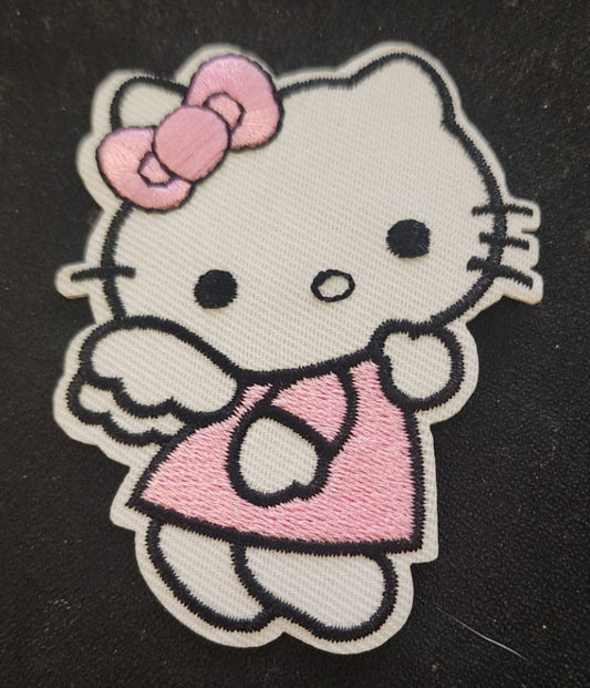 Hello Kitty with Wings Iron On Patch