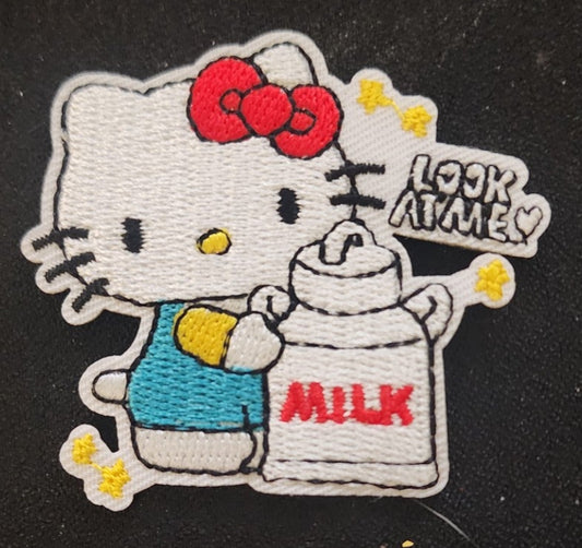 Hello Kitty Look At Me Iron On Patch
