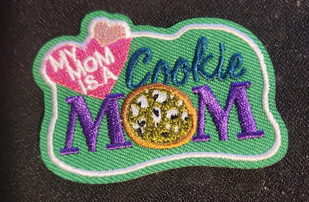 My Mom is a Cookie Mom Iron On Patch