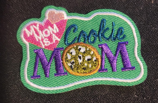 My Mom is a Cookie Mom Iron On Patch