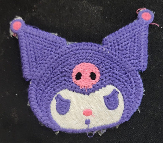 Kuromi Iron On Patch