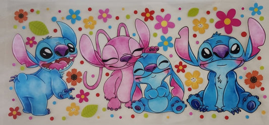Stitch & Angel UV DTF Transfers 16oz Cup Wrap
