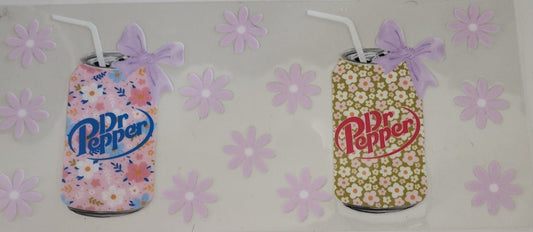 Dr Pepper UV DTF Transfers 16oz Cup Wrap