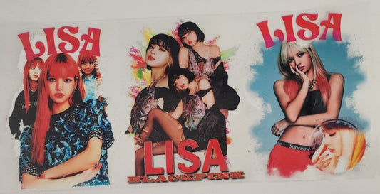 Lisa from Black Pink UV DTF Transfers 16oz Cup Wrap