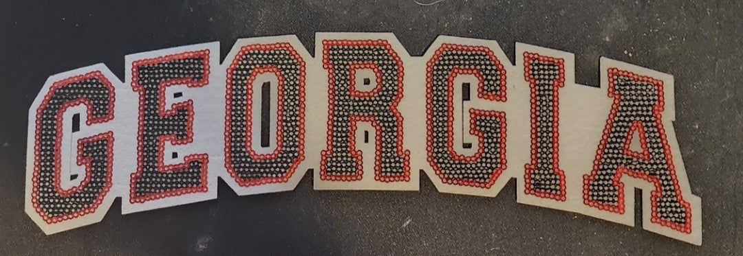 Georgia Iron On Patch
