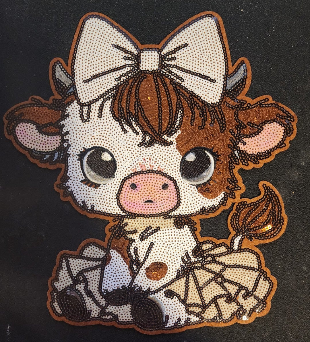 Highland Cow Iron on Patch