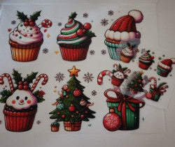 Christmas Cupcakes with Pocket HT